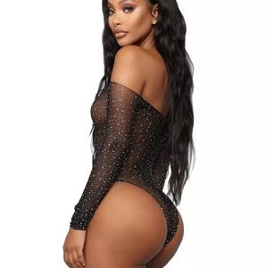 Rhinestone Bodysuit 😍